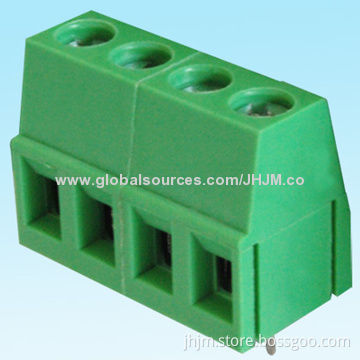Automotive Electrical Connector Screw Terminal Block with 5/7.50mm Pitch, 2-24 Pins, 345 Series